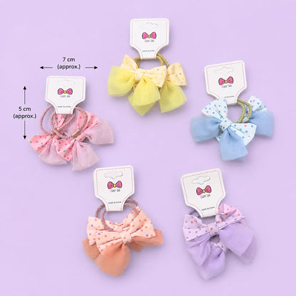 Printed hair bow (10 Pcs) - UBKWS2878