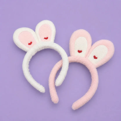 Rabbit long fur hairband (1Dz) - SO-6