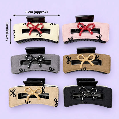 Bow Pattern Hair Claw Clip (1Dz) – UBKWS4299