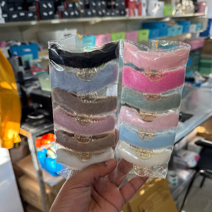 Korean Style Fur Hair Claw (12 Pcs) - UBKWS962