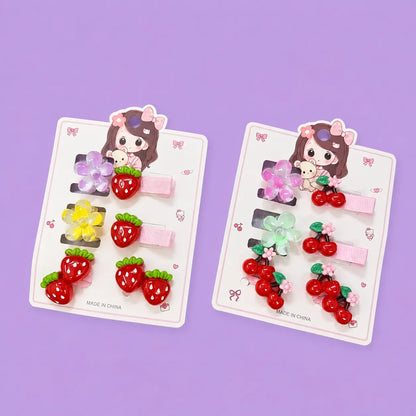 Cherry Kids hair accessories set (1Dz) - CP-173