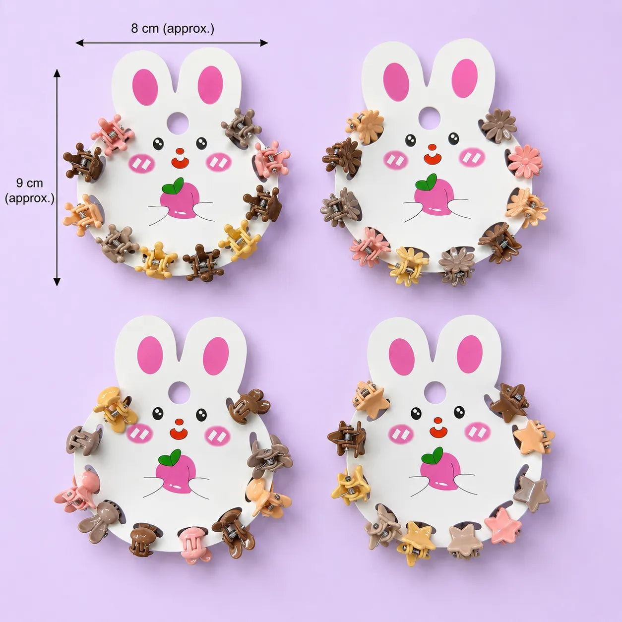 Mini hair claws sets (1Dz) - UBKWS2955