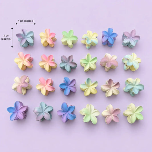 Mini Gradient hair claw (24Pcs) - UBKWS2877