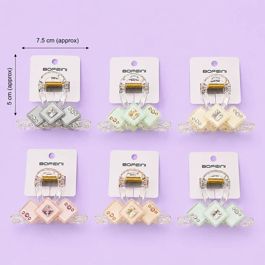 Premium Bofeini hair claw (1Dz) - UBKWS4140