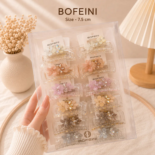 Premium Bofeini hair claw (1Dz) - UBKWS4054