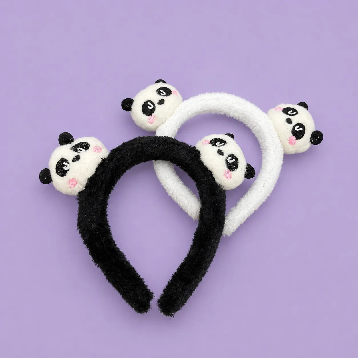 Panda fur hairband (1Dz) - SO-5
