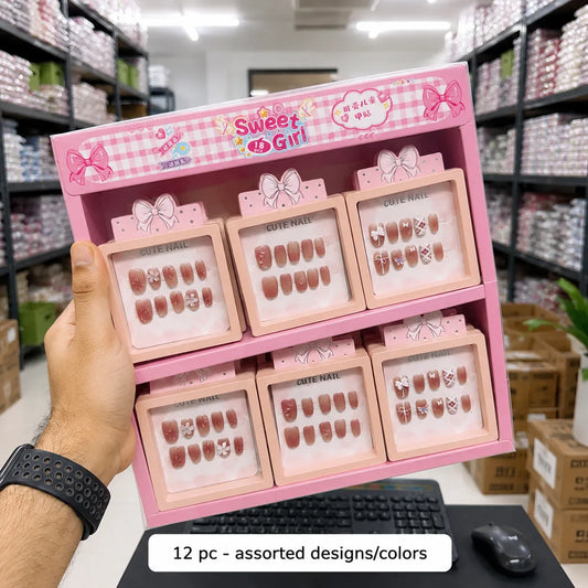 Korean Press on nails (18 sets) - UBKWS2968