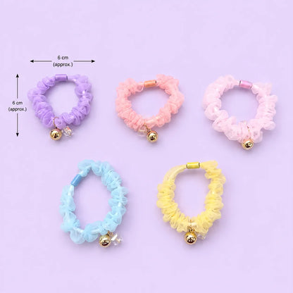 Shimmer thin hair scrunchies (1Dz) - UBKWS2938