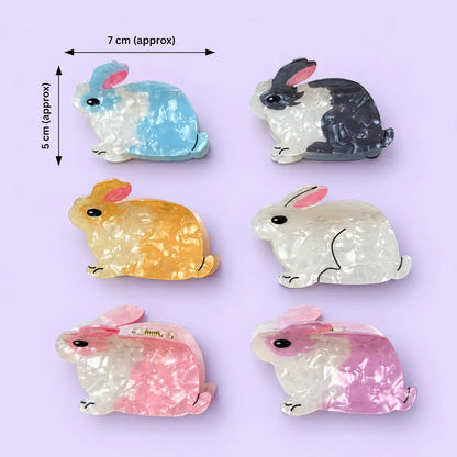 XL Acrylic Rabbit Hair claw (1Dz) - UBKWS4280