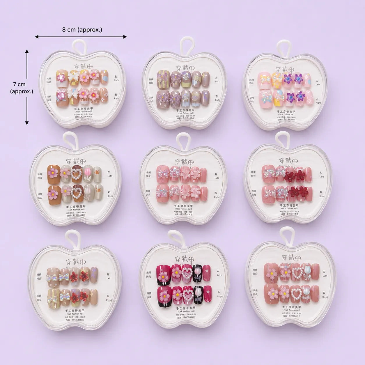 Glossy Press on nails (1Dz) - UBKWS2949