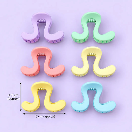 Pastel medium hair claw (1Dz) - UBKWS4359