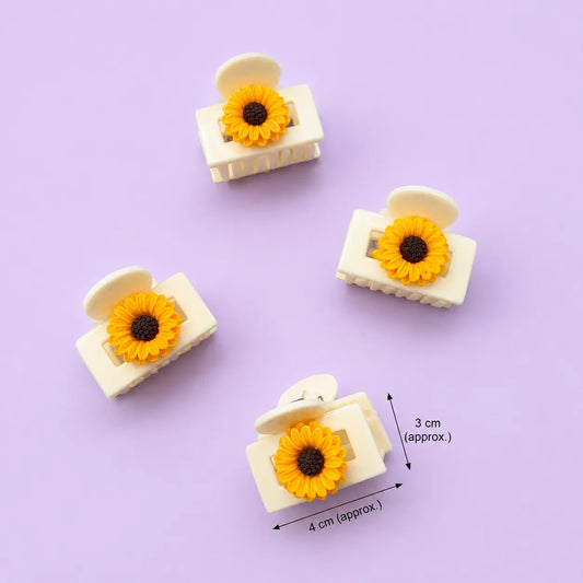 Sunflower hair claw (10 Pcs) - UBKWS2963