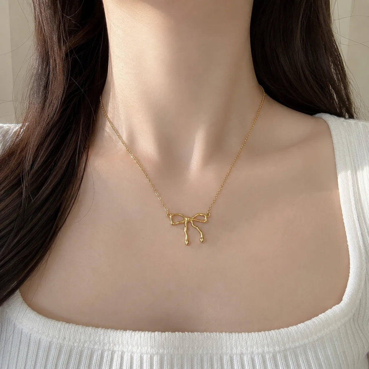 Bow Necklace (1Pc) - UBKWS2997