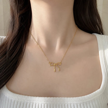 Bow Necklace (1Pc) - UBKWS2997
