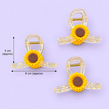 sunflower large hair claw (1Dz) - UBKWS4365