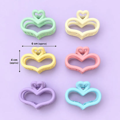 Pastel medium hair claw (1Dz) - UBKWS4323
