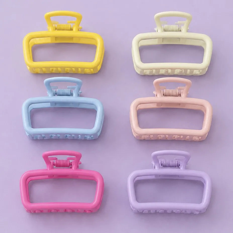Premium Metal hair claw clip (6Pcs) - UBKWS2823