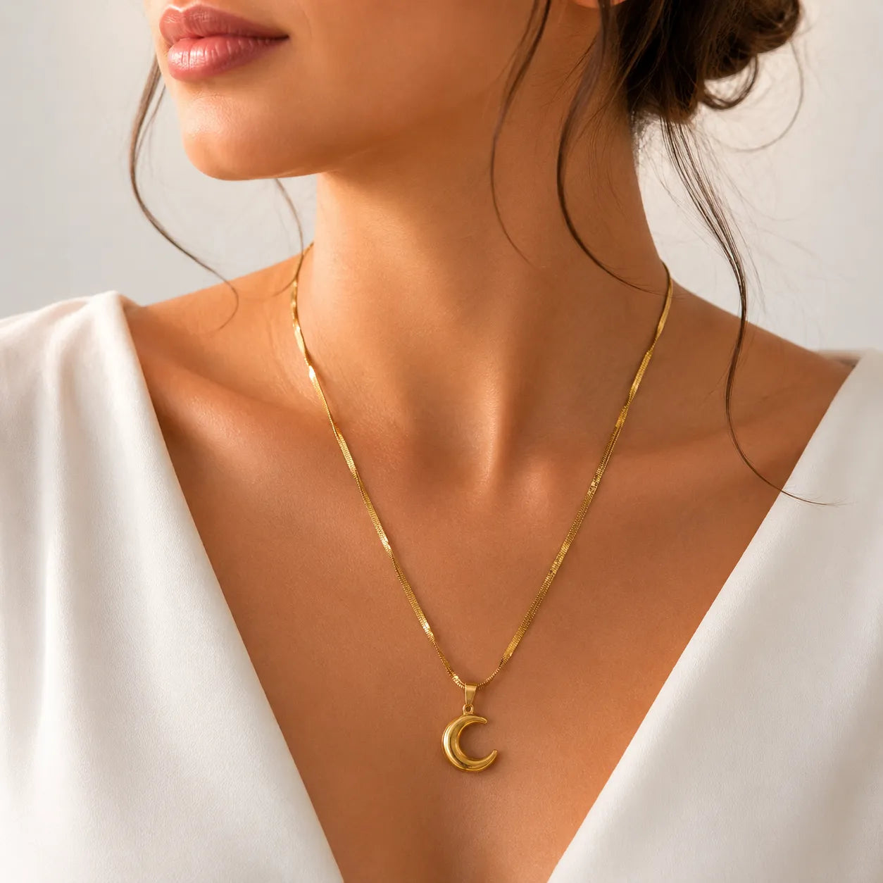 Moon Necklace (1Pc) - UBKWS3001