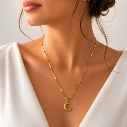 Moon Necklace (1Pc) - UBKWS3001