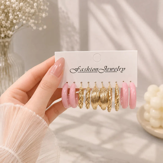Korean earrings (1Set)