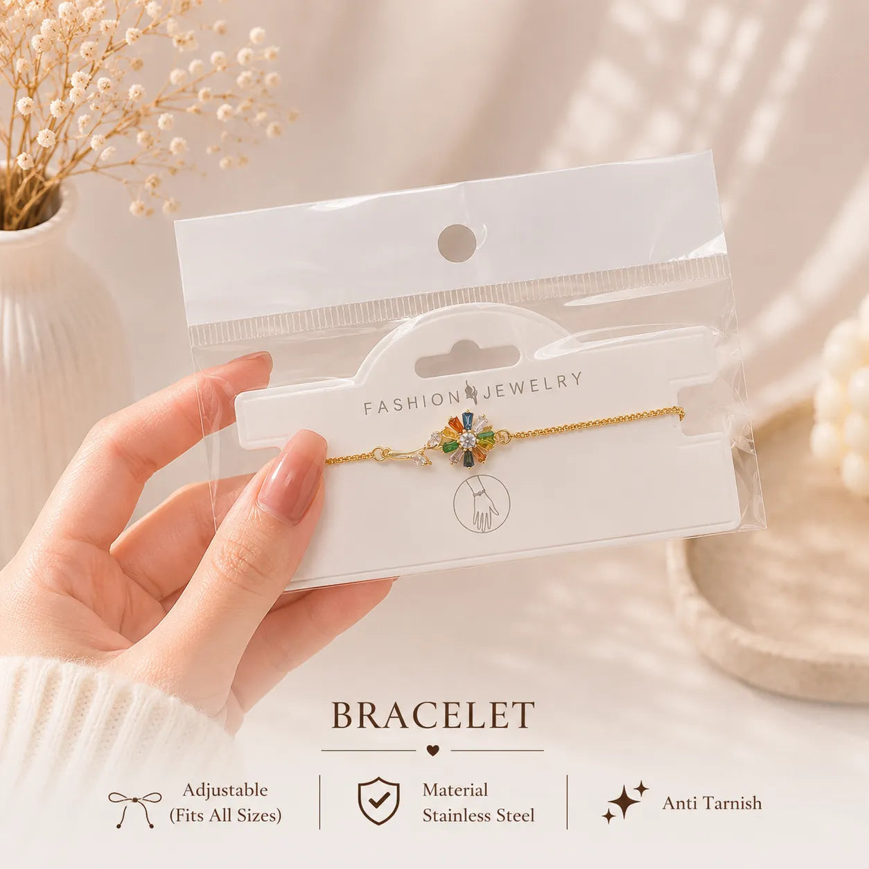 Adjustable Charm Bracelet  - UBKWS3035