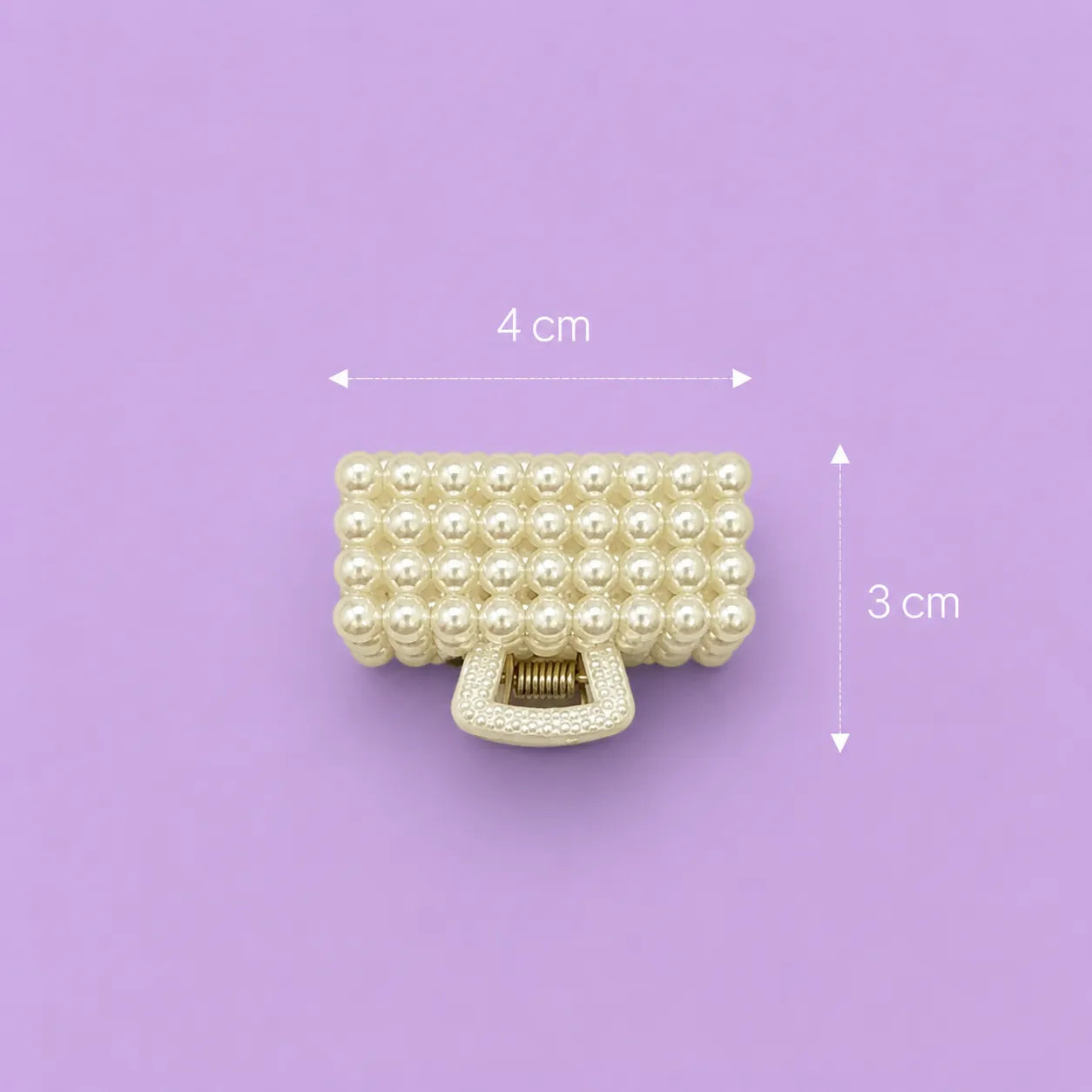 Pearl mini hair claw (1Dz) - UB-405