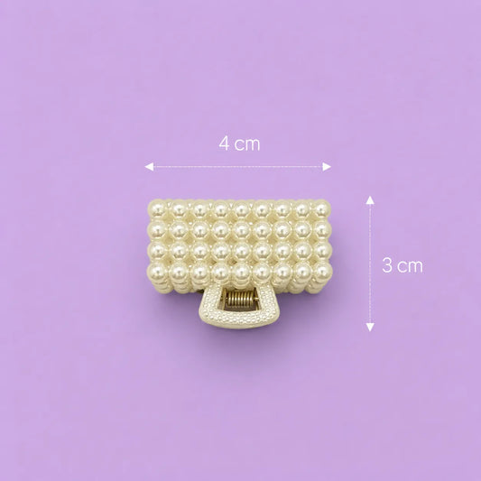 Pearl mini hair claw (1Dz) - UB-405