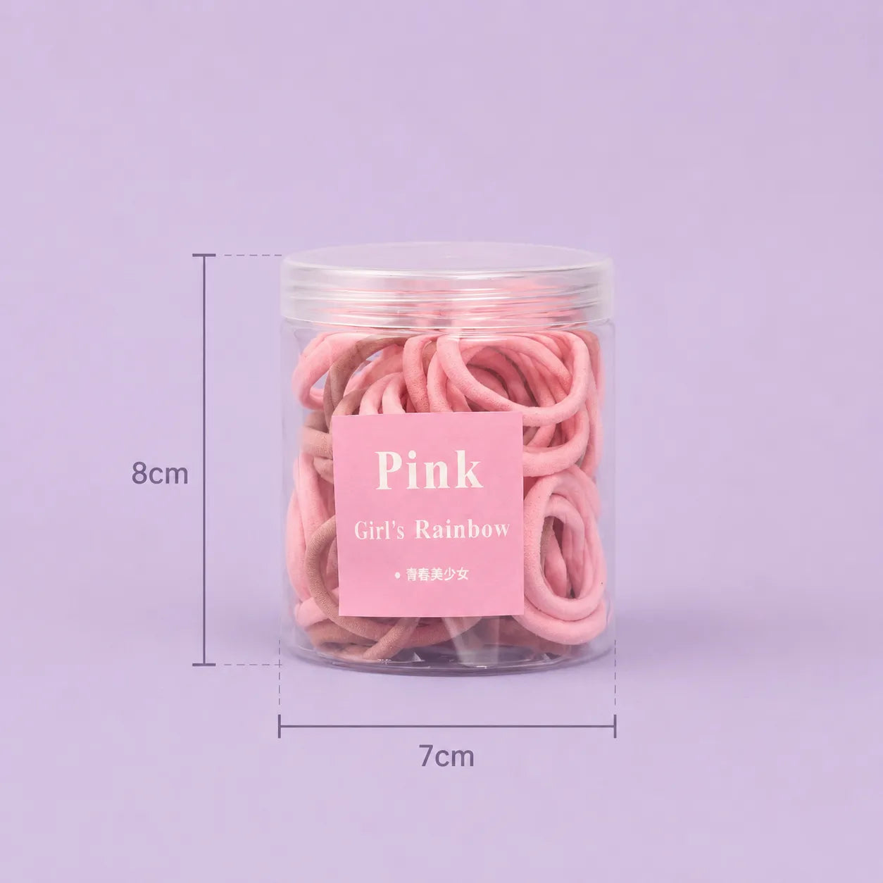 Soft hair ties bottle (1Dz) - UB-456