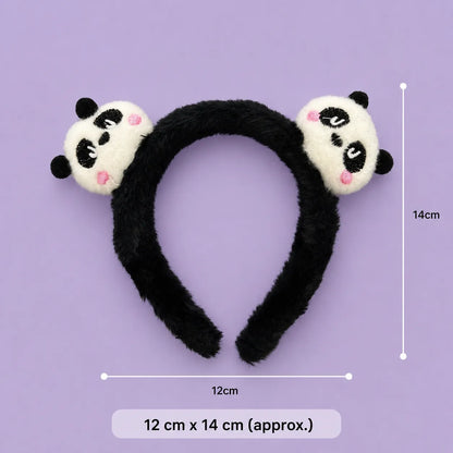 Panda fur hairband (1Dz) - SO-5