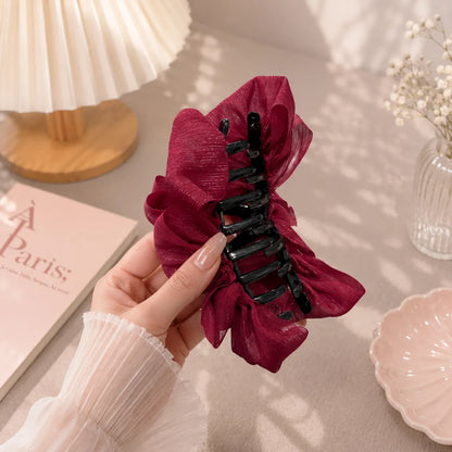 Pinterest bow hair claw clip (1Dz) - CP-184