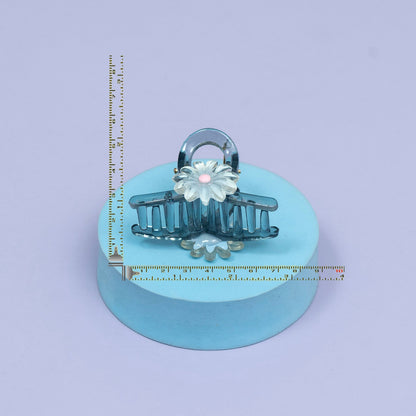 Floral Transparent Hair Claw Clip (1Dz) - UBKWS2400