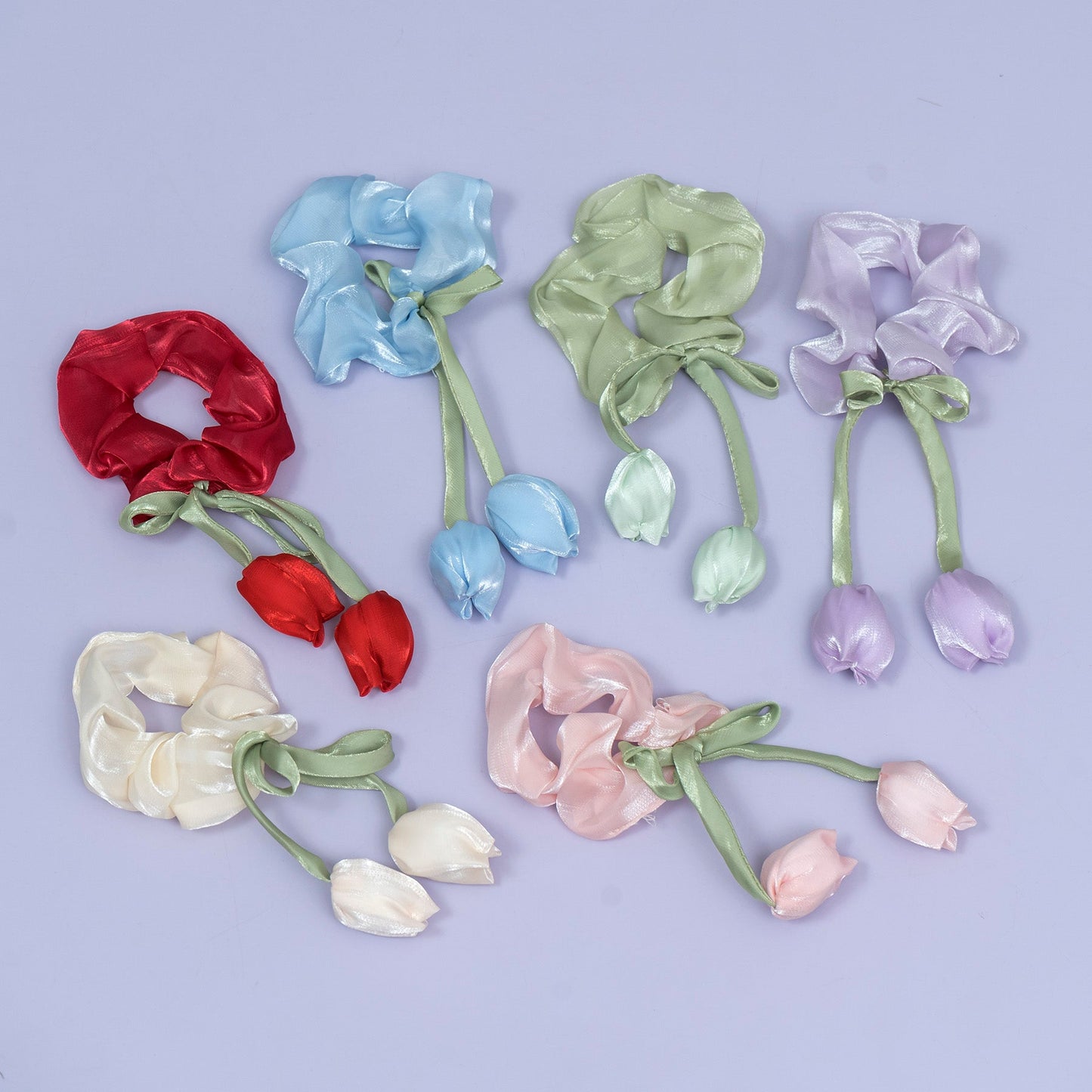 Tulip Organza Scrunchie (1Dz) - UBKWS2395