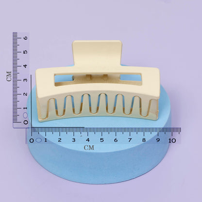 Korean style Matt hair claw (Pack of 12) - UBKWS821