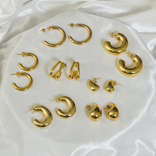 Anti-Tarnish Earrings - UBK3270