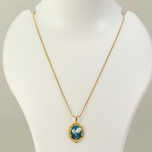 Anti tarnish Pendant Necklace  - UBK3186