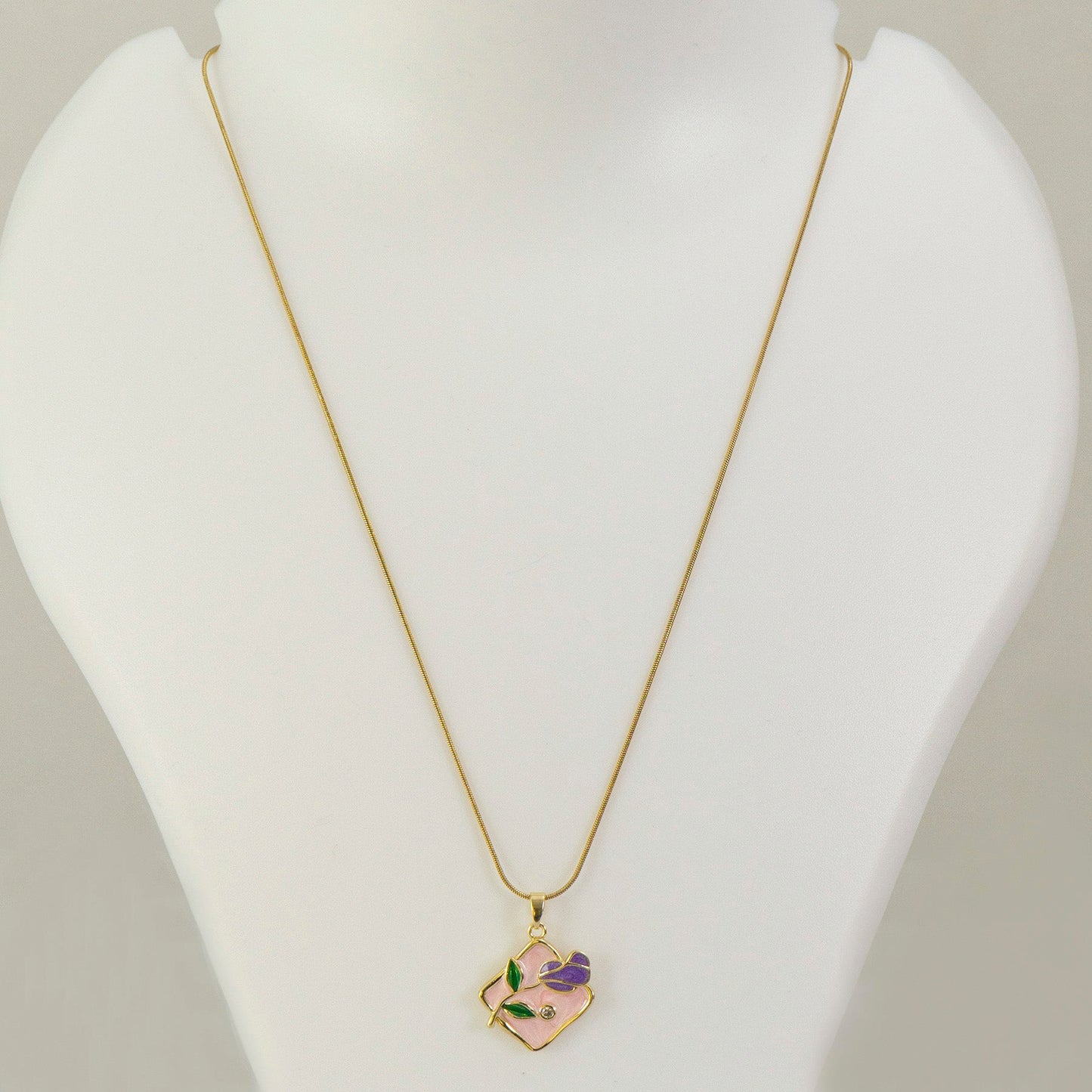 Anti tarnish Pendant Necklace  - UBK3190