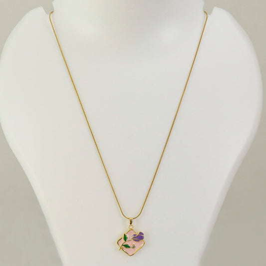 Anti tarnish Pendant Necklace  - UBK3190