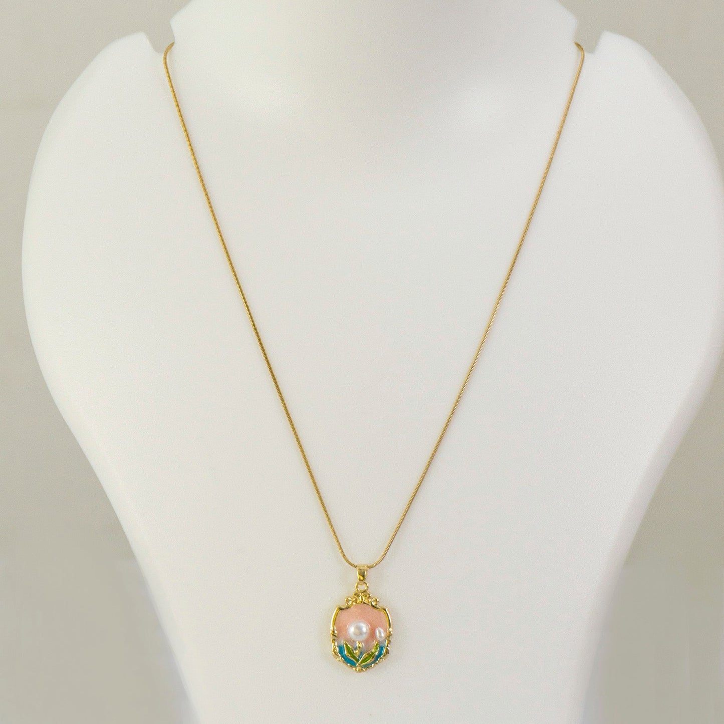 Anti tarnish Pendant Necklace  - UBK3191
