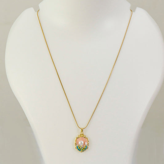 Anti tarnish Pendant Necklace  - UBK3191
