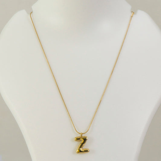 "Z'" Anti tarnish Pendant Necklace  - UBK3202