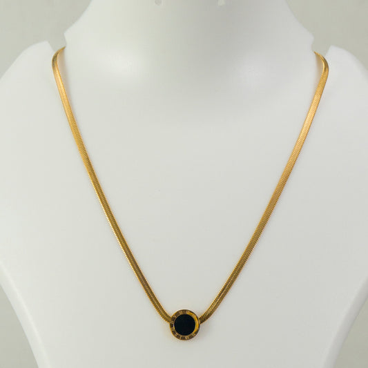 Anti tarnish Pendant Necklace  - UBK3216