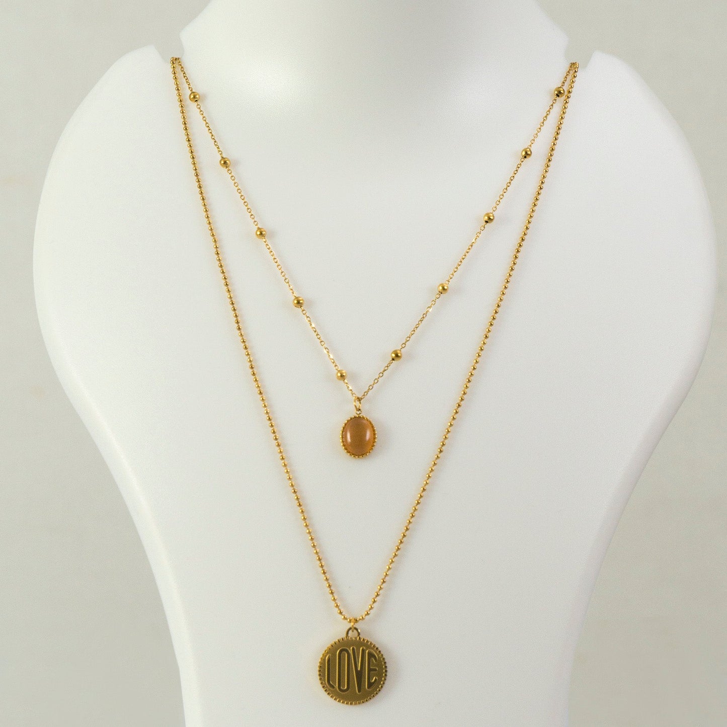 Anti tarnish Pendant Necklace  - UBK3225