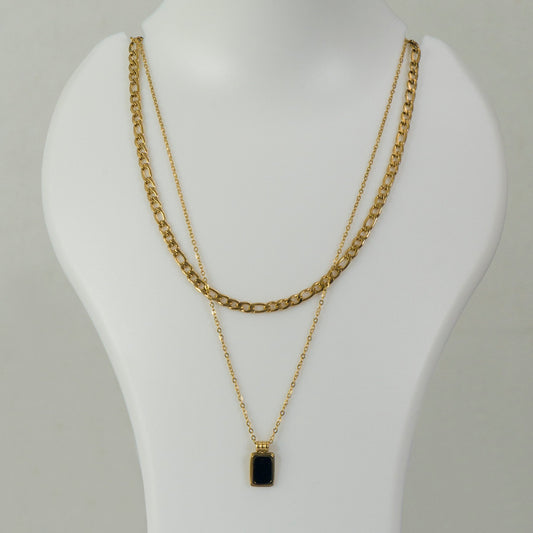 Anti tarnish Pendant Necklace  - UBK3237