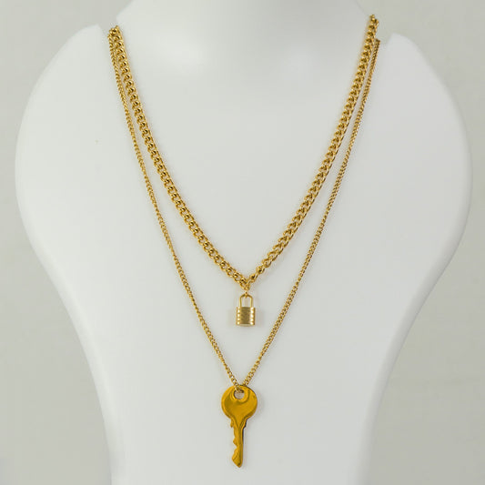Anti tarnish Pendant Necklace  - UBK3239