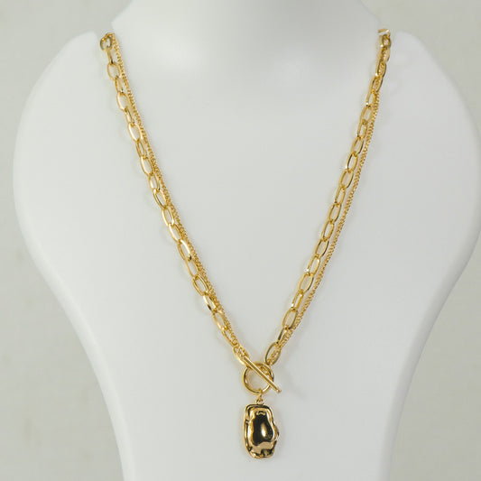 Anti tarnish Pendant Necklace  - UBK3244
