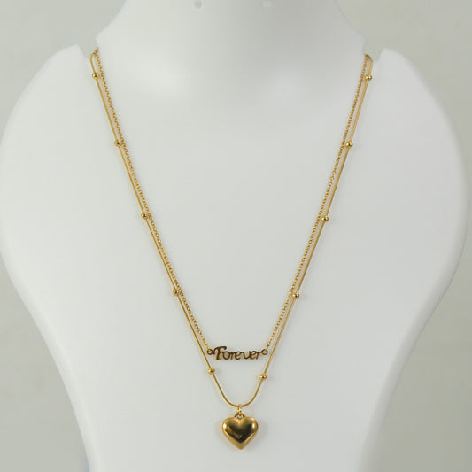 Anti tarnish Pendant Necklace  - UBK3257