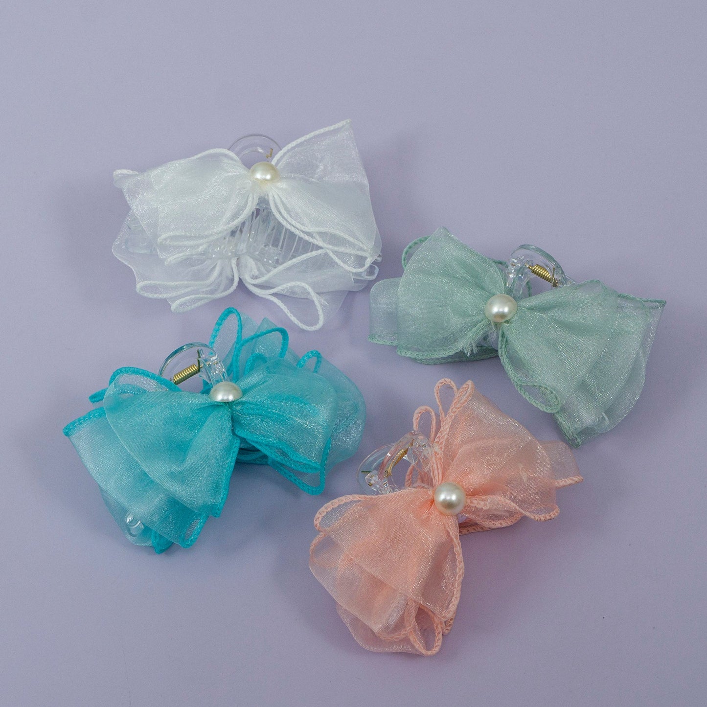 Bow Hair Claw Clip (12Pcs) - UBKKWS1144
