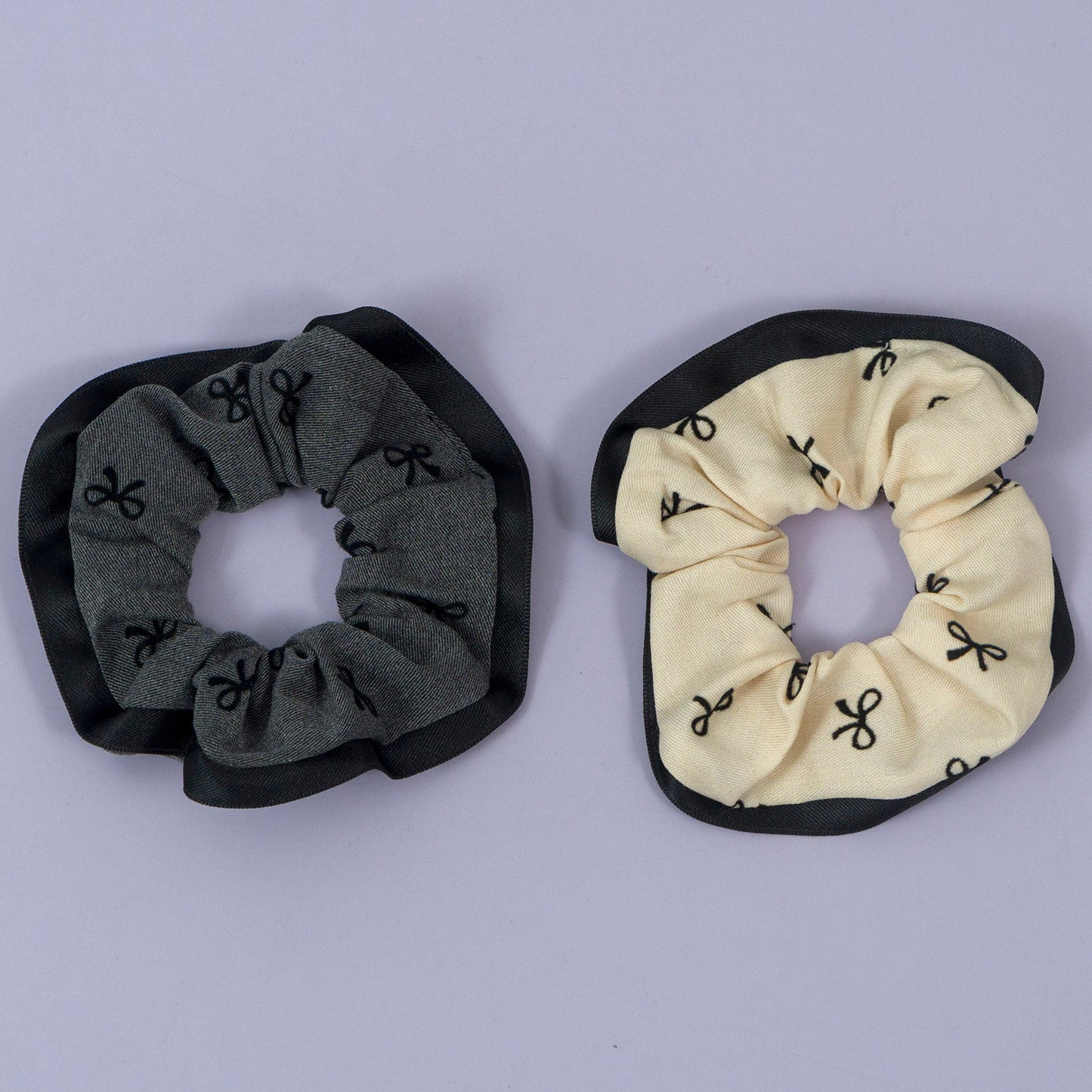Bow Print Scrunchie (12Pcs) - UBKWS1152