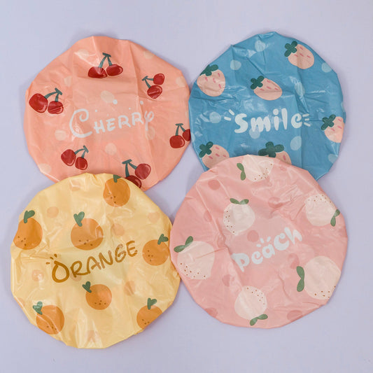 Fruit Print Waterproof Shower Cap (12Pcs) - UBKWS1159