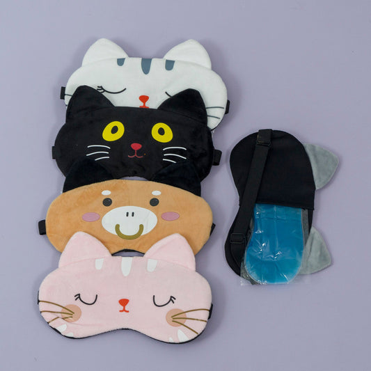 Cute Animal Eye Mask with Cooling Gel Pack (12Pcs) - UBKWS1161